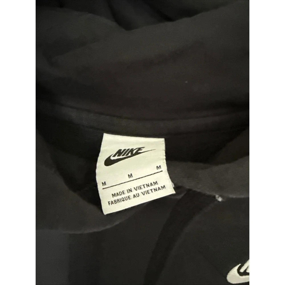 Nike Hoodie Women's Medium Black Pullover Sweatshirt Sportswear Casual Comfy